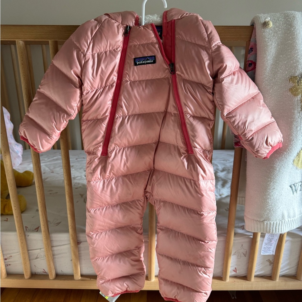 Patagonia Infant Pink Snowsuit